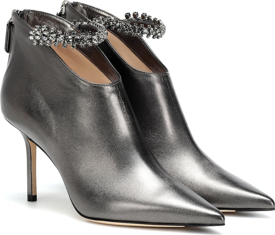 Jimmy Choo Blaize 85 leather ankle boots