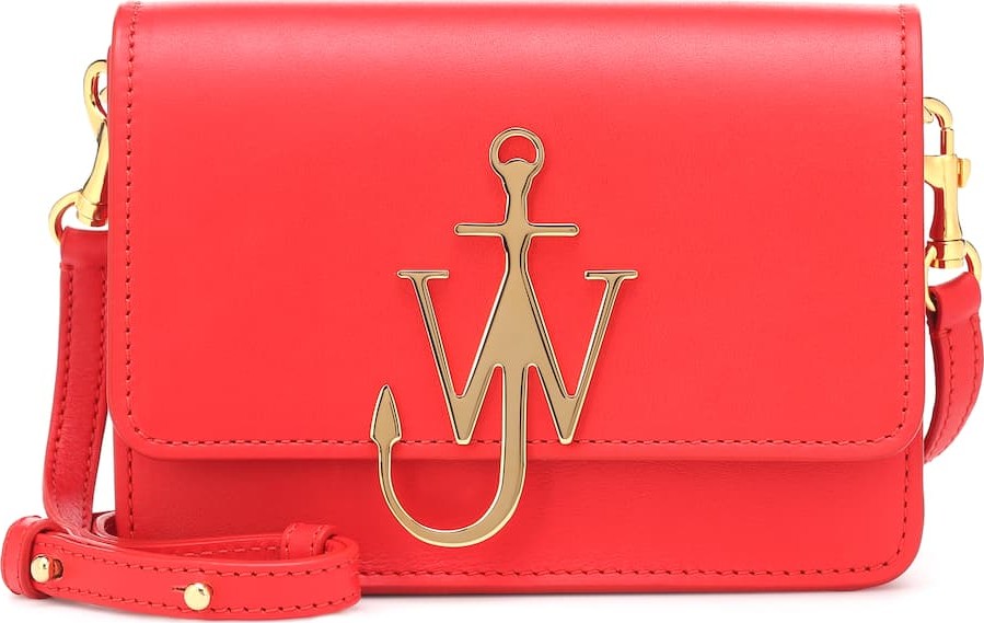 J.W.Anderson Logo leather shoulder bag