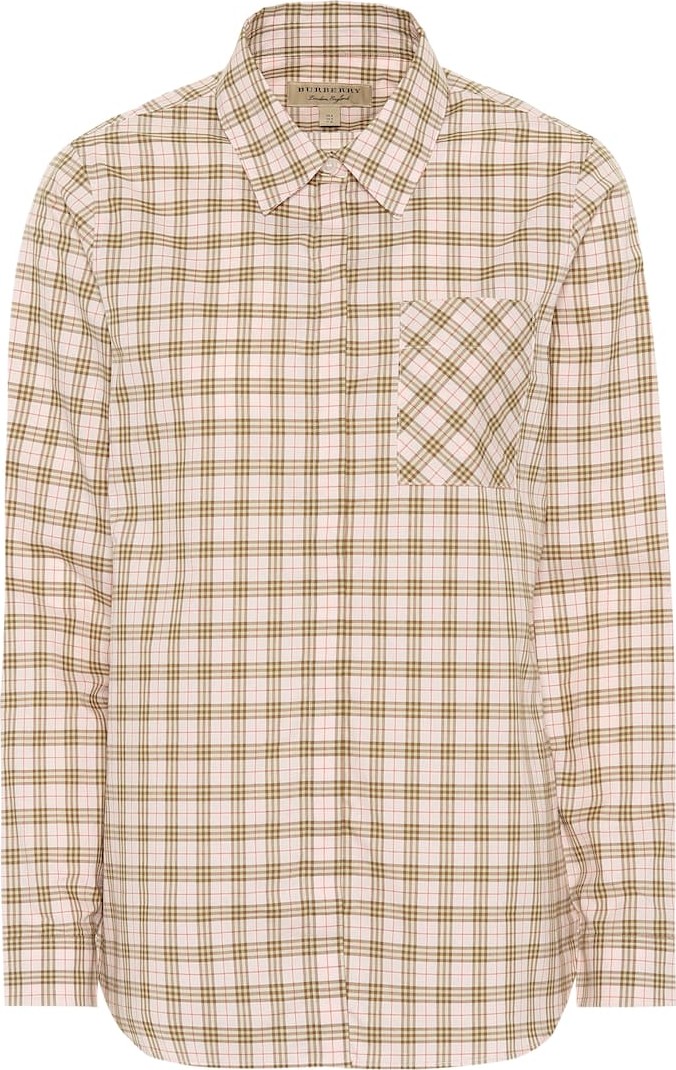 Burberry London England Checked cotton shirt