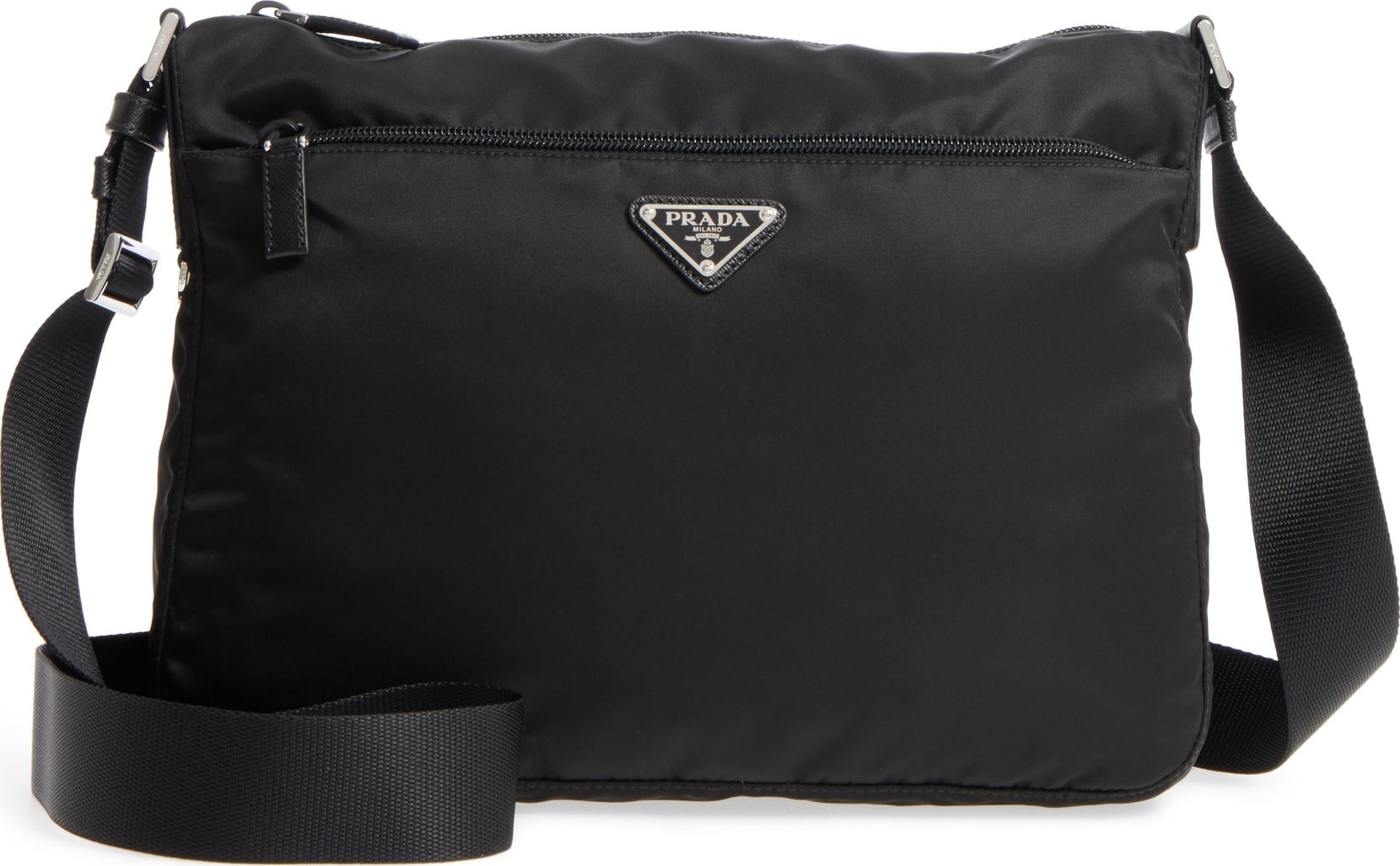 Prada Vela Nylon Crossbody Bag