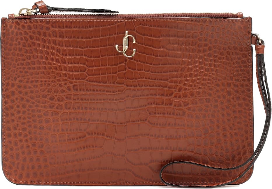 Jimmy Choo Exclusive to Mytheresa – Fara croc-effect leather pouch