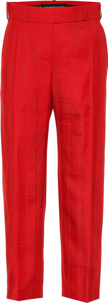 Alexandre Vauthier Wool straight-leg pants