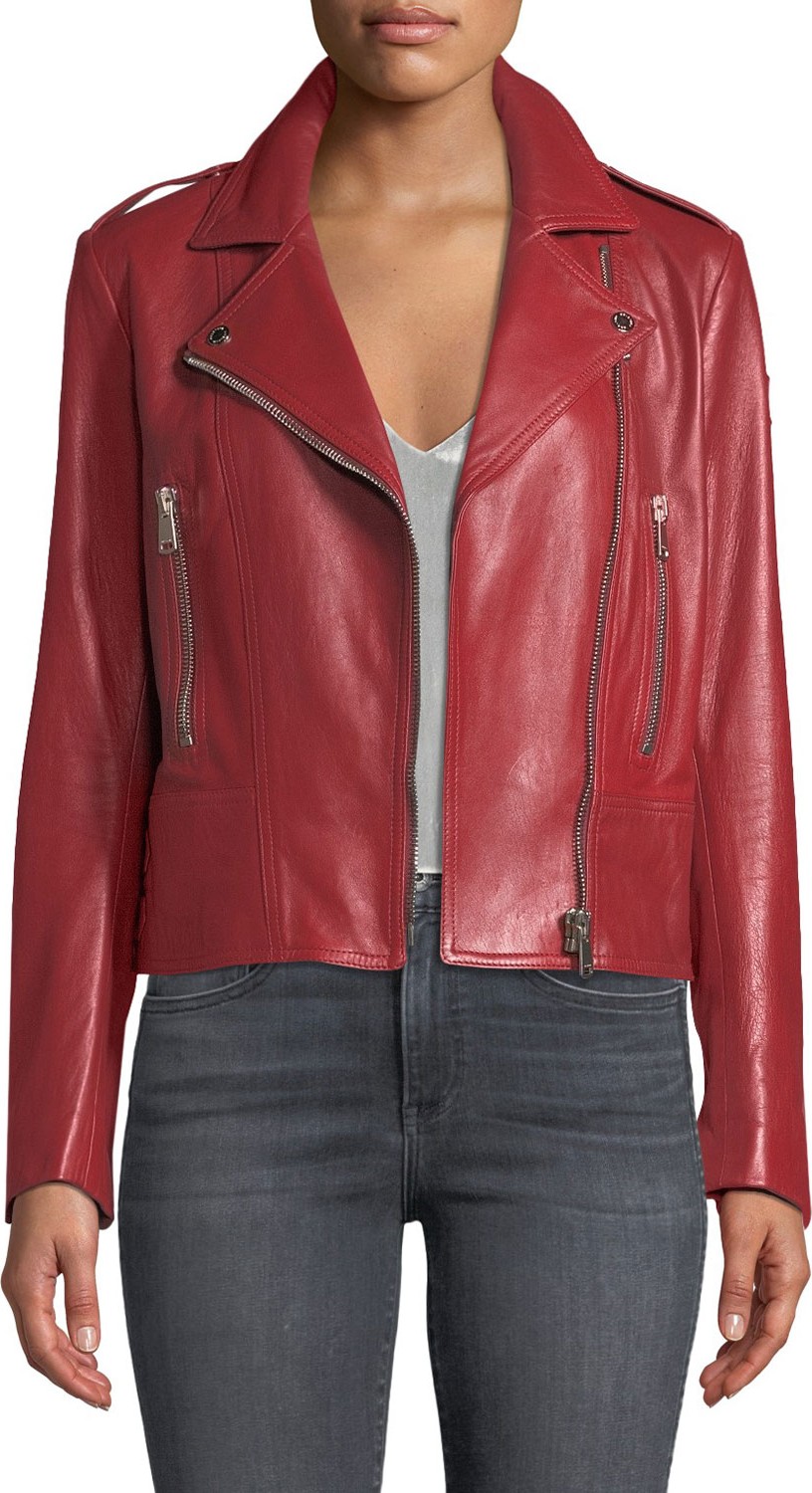 Belstaff Marving-T Lambskin Leather Moto Jacket