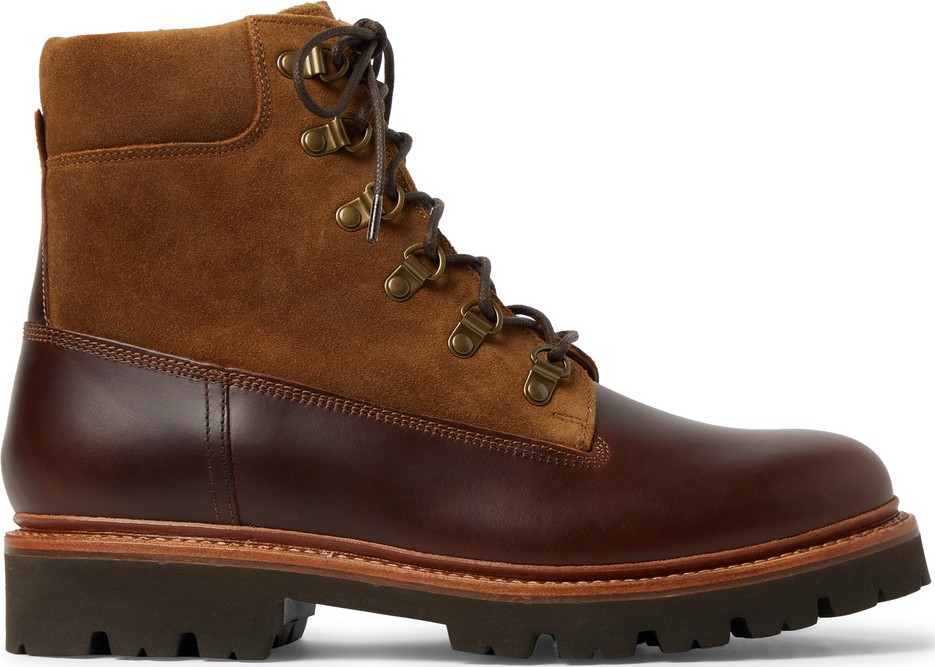 Grenson Rutherford Leather and Suede Boots