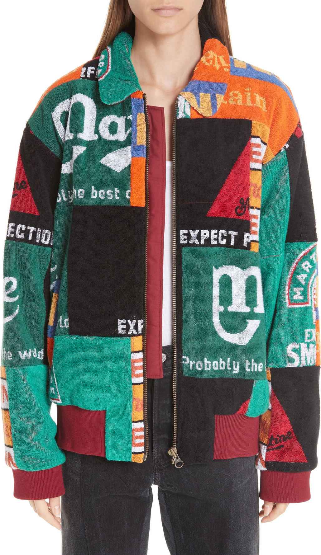 Martine Rose Beer Mat Bomber Jacket