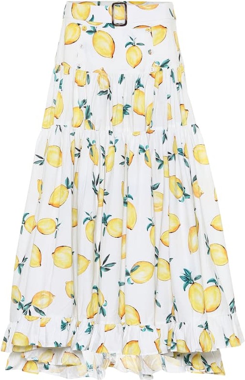 Alexandra Miro Exclusive to Mytheresa – Penelope printed cotton maxi skirt