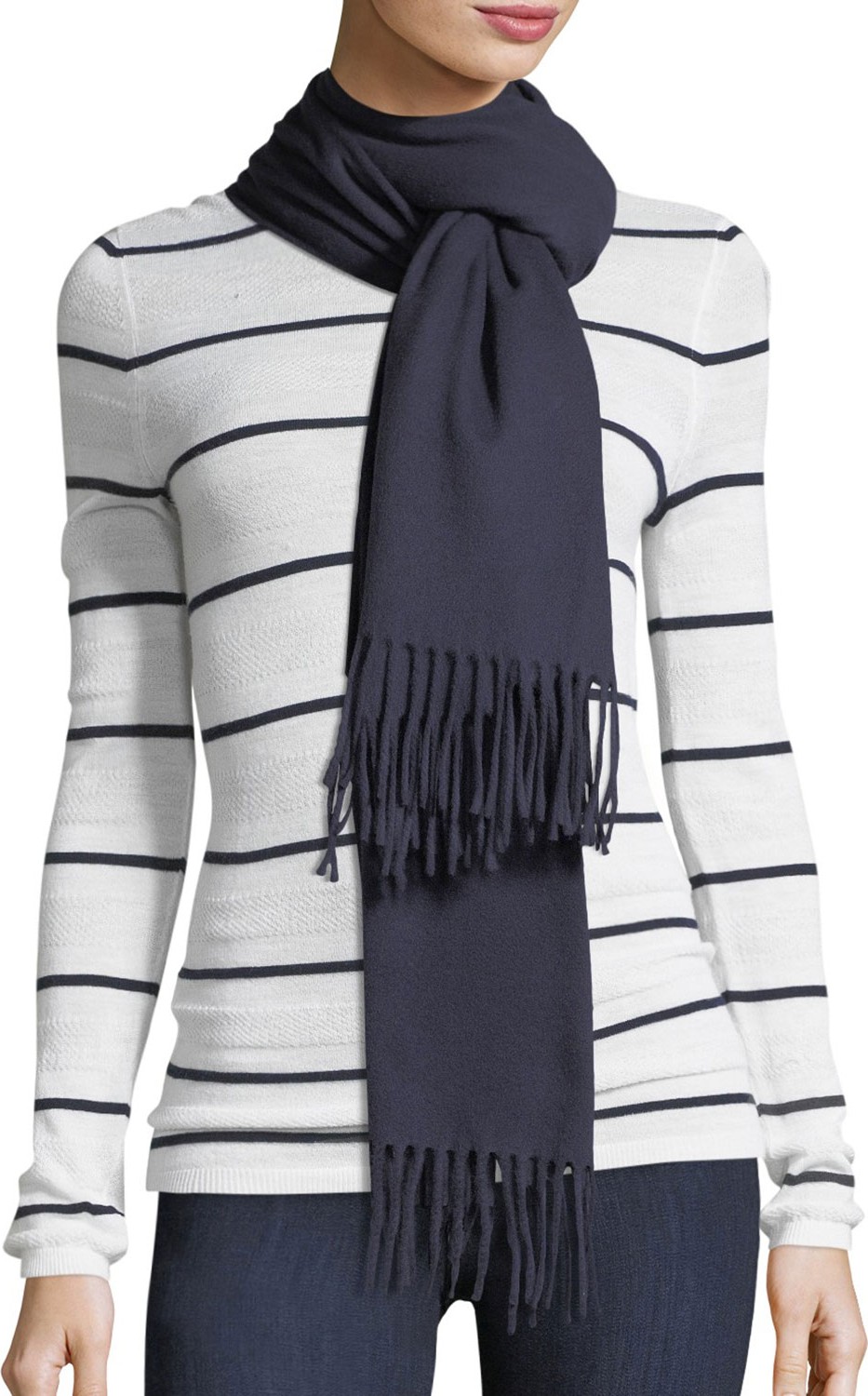 Canada Goose Merino Wool Fringe Scarf