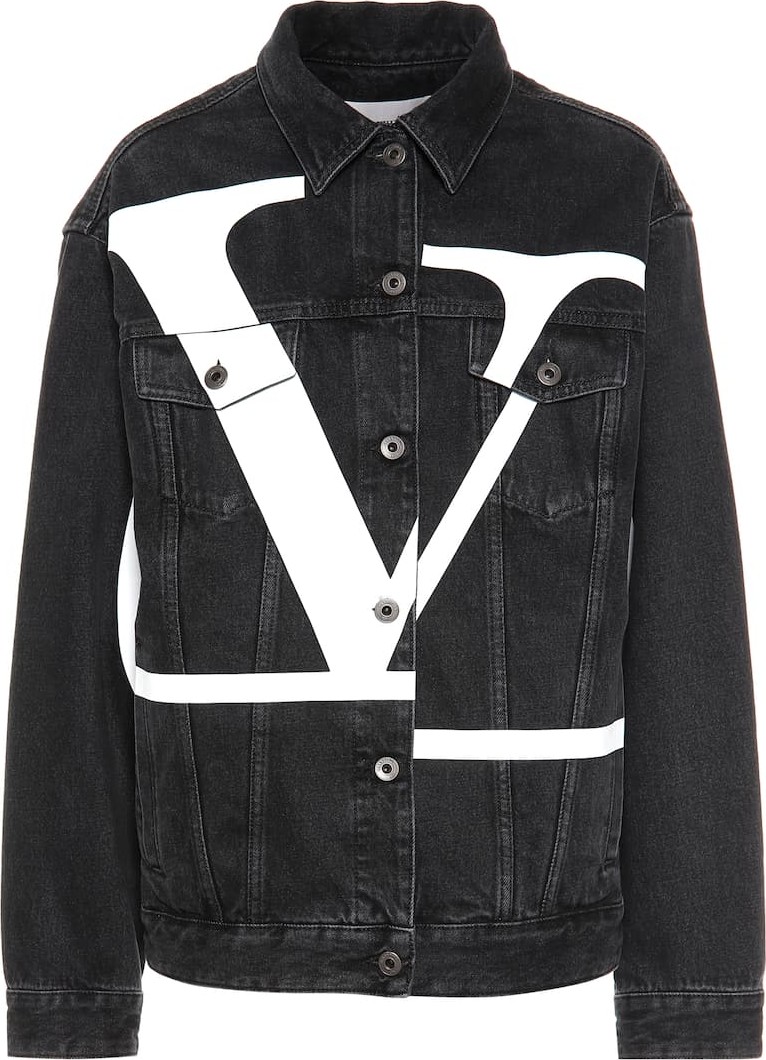 Valentino Printed denim jacket