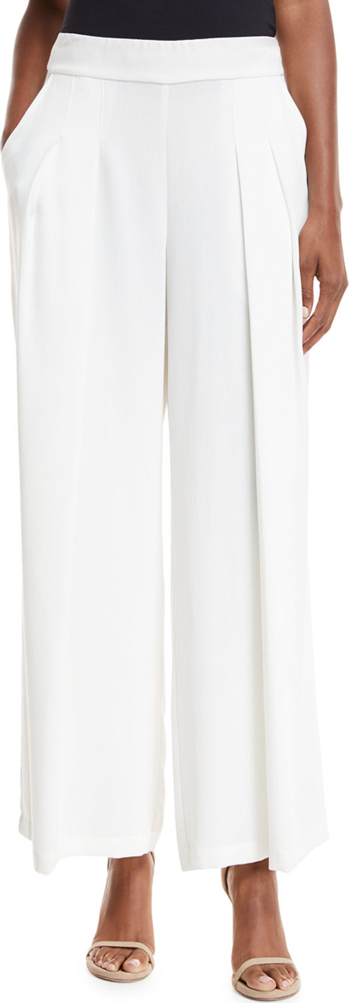 Eileen Fisher Corded Wide-Leg Drama Pants