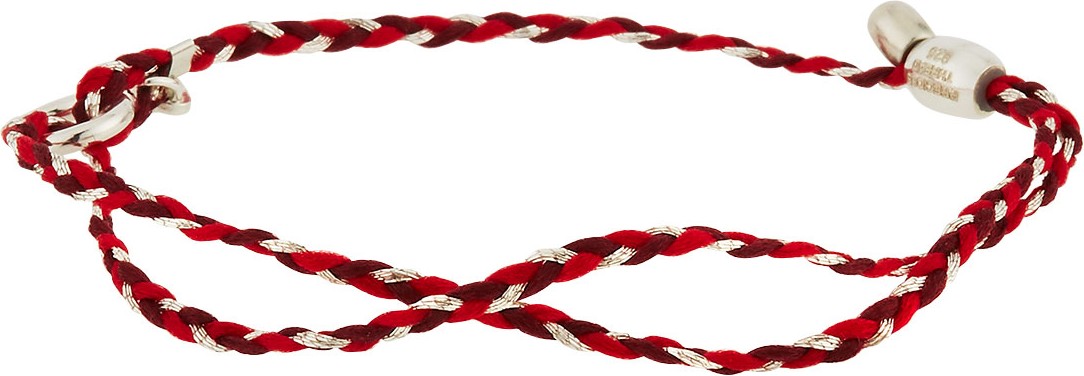 Alex and Ani Precious Threads Bracelet, Sangria/Silver