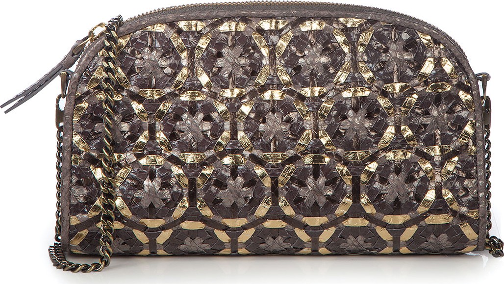 Eric Javits Gilda Woven Embellished Shoulder Bag