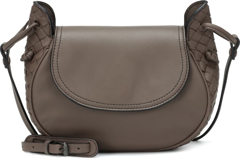 Bottega Veneta Nodini Flap leather shoulder bag