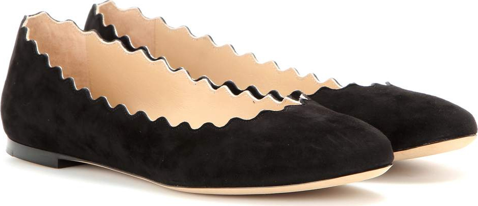 Chloe Lauren suede ballerinas