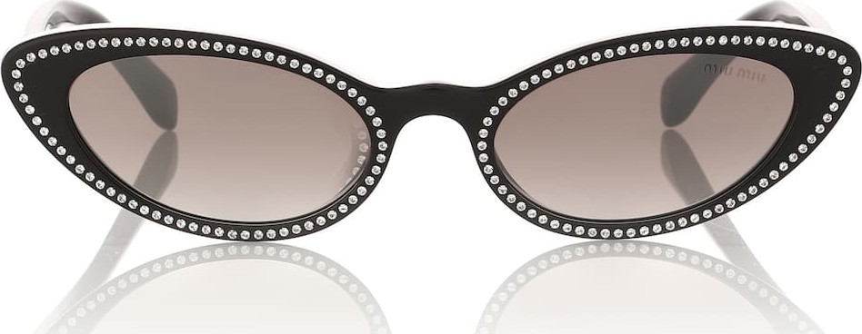 Miu Miu Embellished cat-eye sunglasses