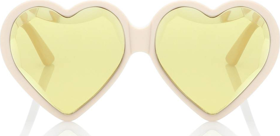 Gucci Heart-frame acetate sunglasses