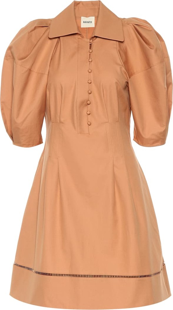 Khaite Carlina cotton twill dress
