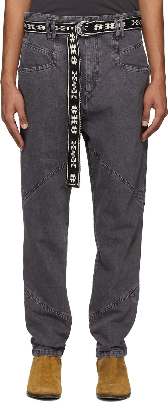 Isabel Marant Black Faded Jowland Jeans