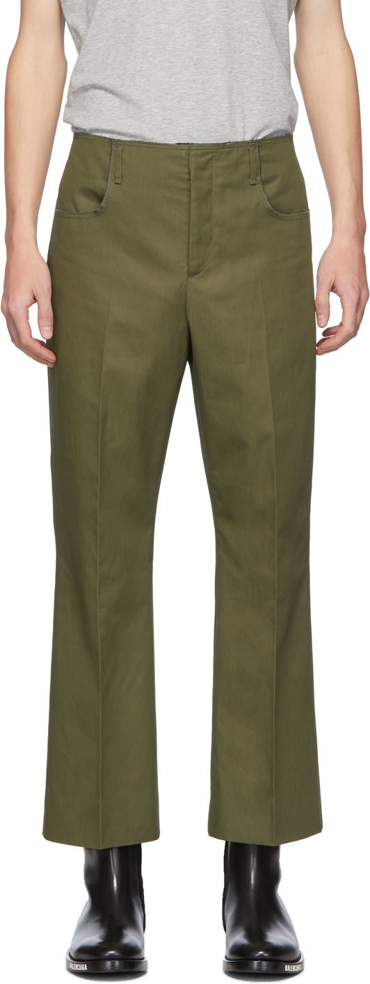Acne Studios Khaki Jabir Trousers