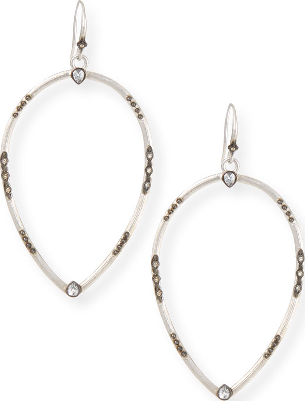 Armenta New World Open Pear Drop Earrings