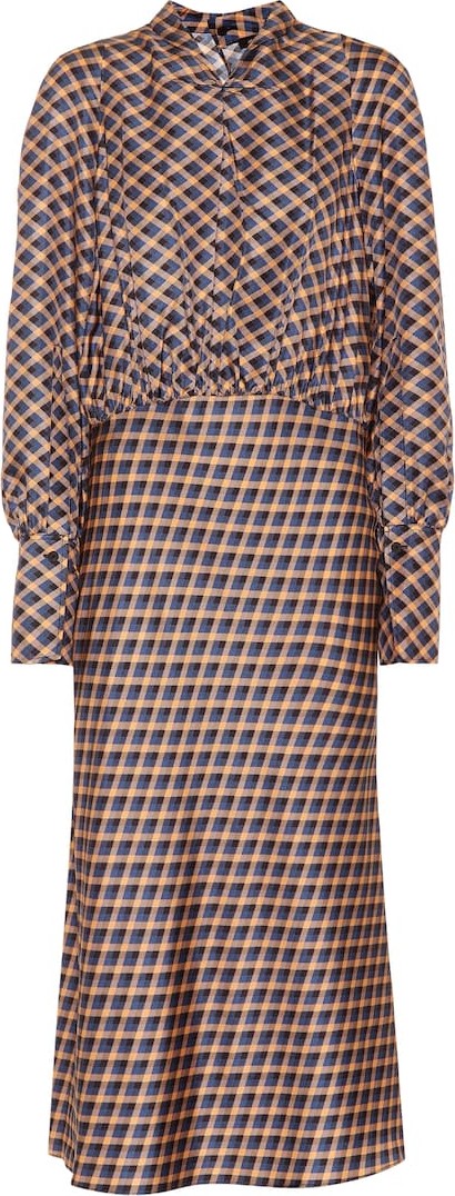 Joseph Lucian silk twill midi dress