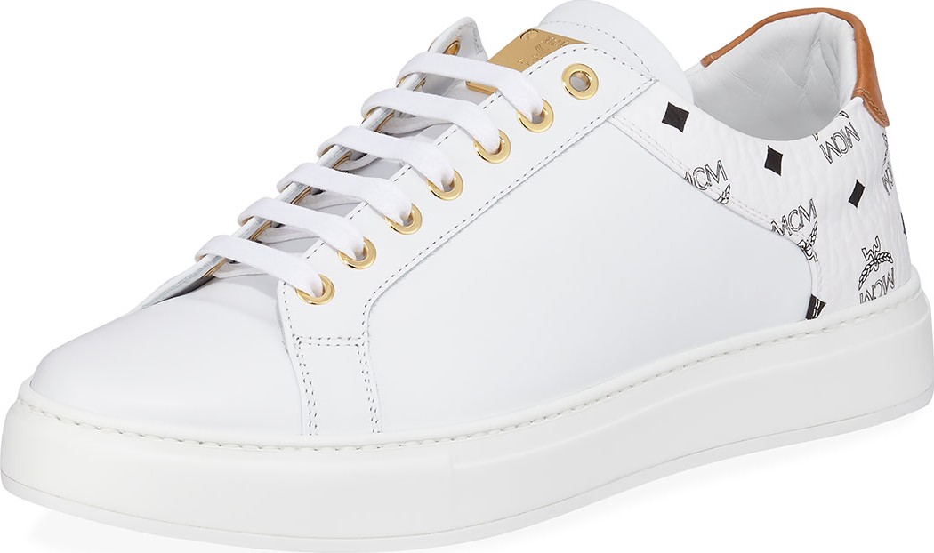 MCM Men's Collection M Low-Top Sneakers