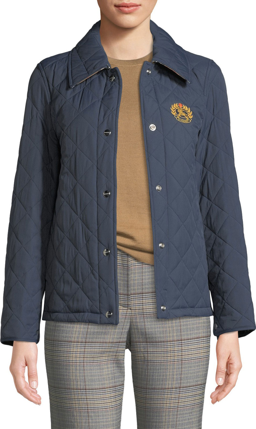 Burberry London England Frinton Diamond Quilted Jacket