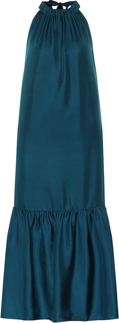 Asceno Ibiza silk maxi dress