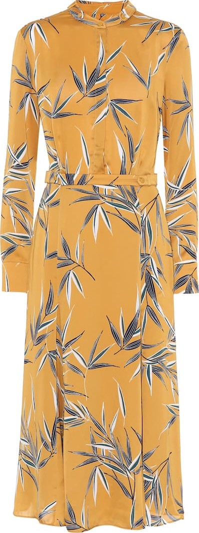 Equipment Sabenne printed satin maxi dress