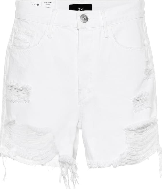 3X1 Blake high-rise denim shorts