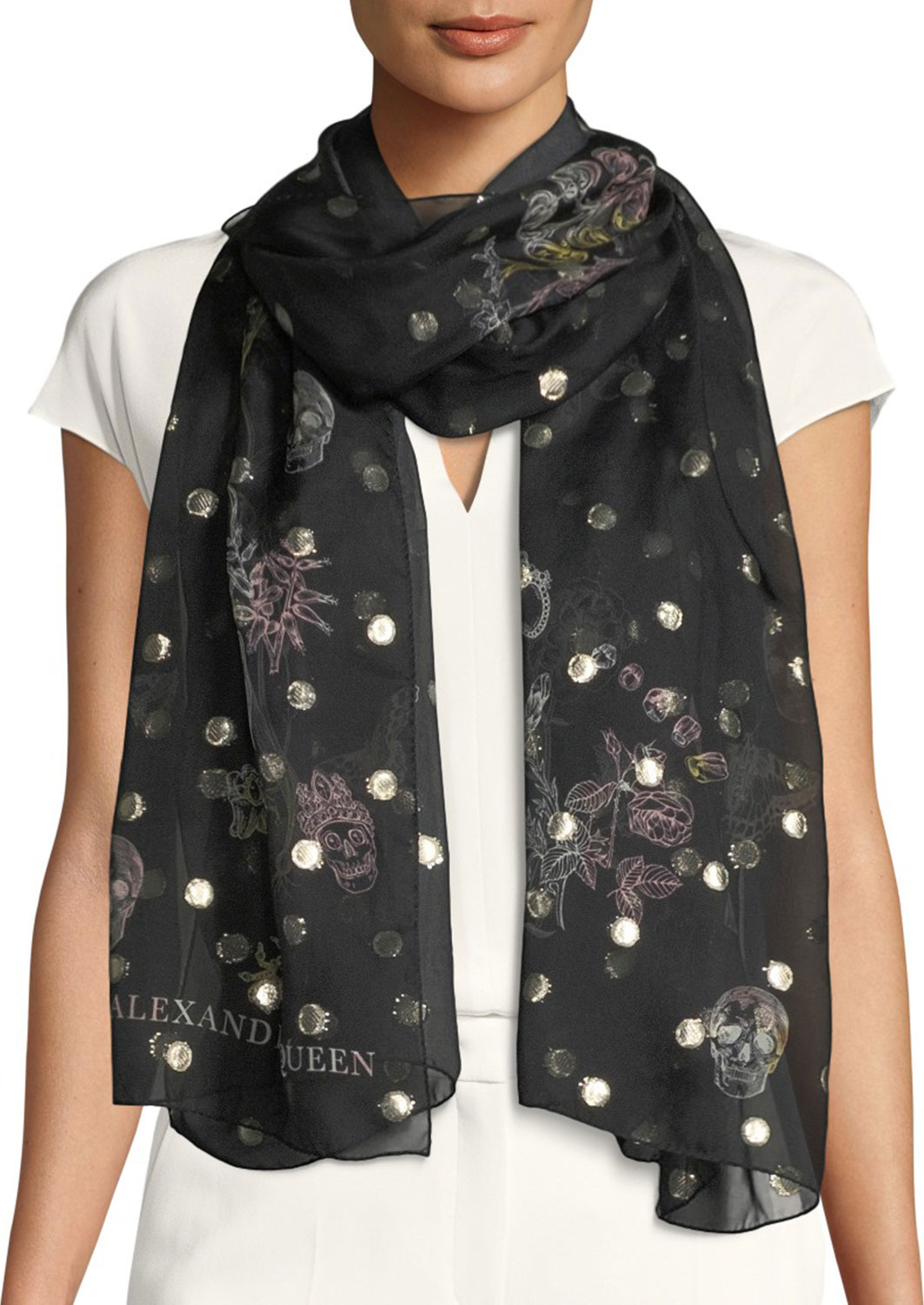 Alexander McQueen Garden on Meta Scarf