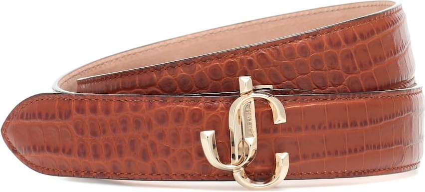 Jimmy Choo Exclusive to Mytheresa – Felisa croc-effect leather belt