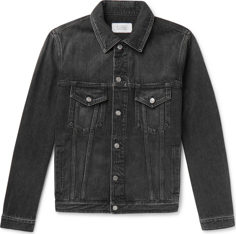 Givenchy Logo-Print Denim Jacket