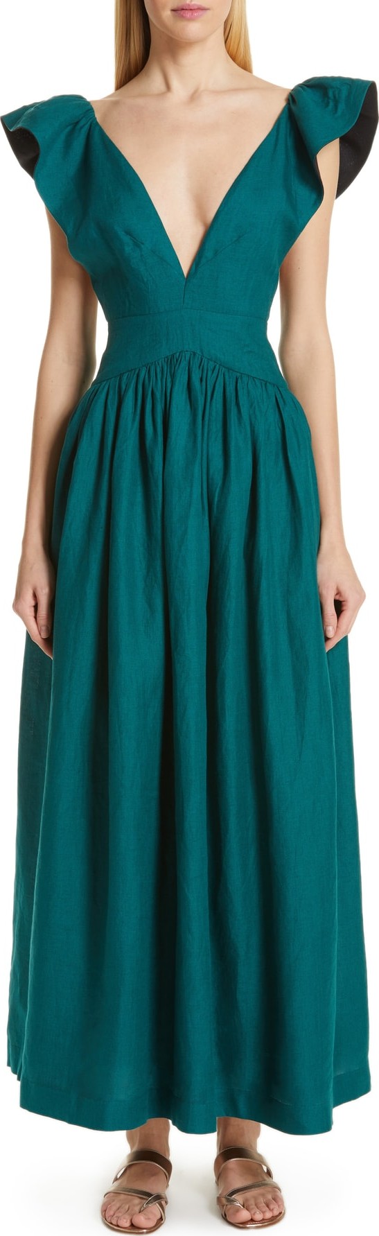 Kalita Persephone Linen Maxi Dress