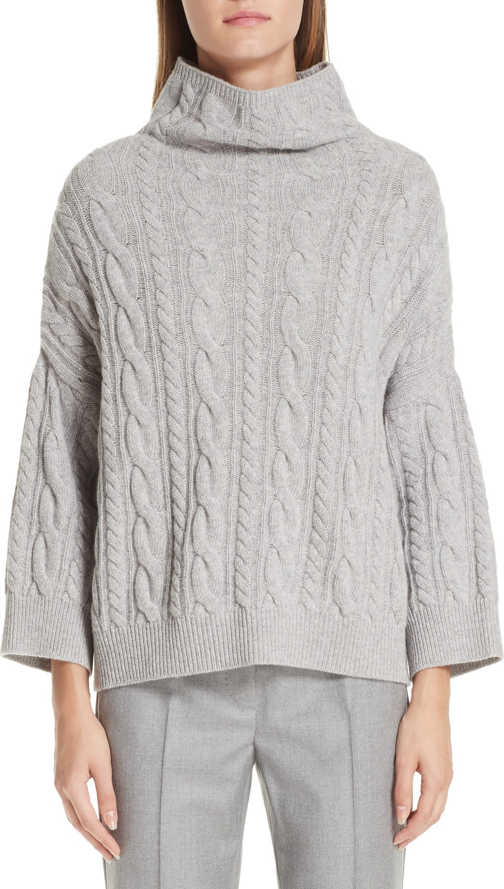 Max Mara Fungo Wool & Cashmere Turtleneck Sweater
