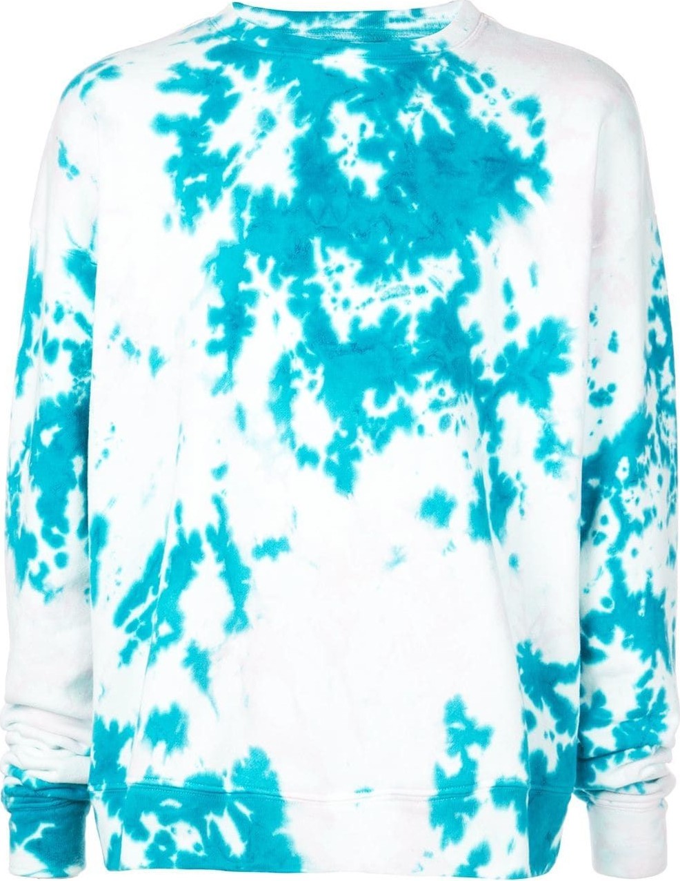 The Elder Statesman Marble dyed fleece sweatshirt