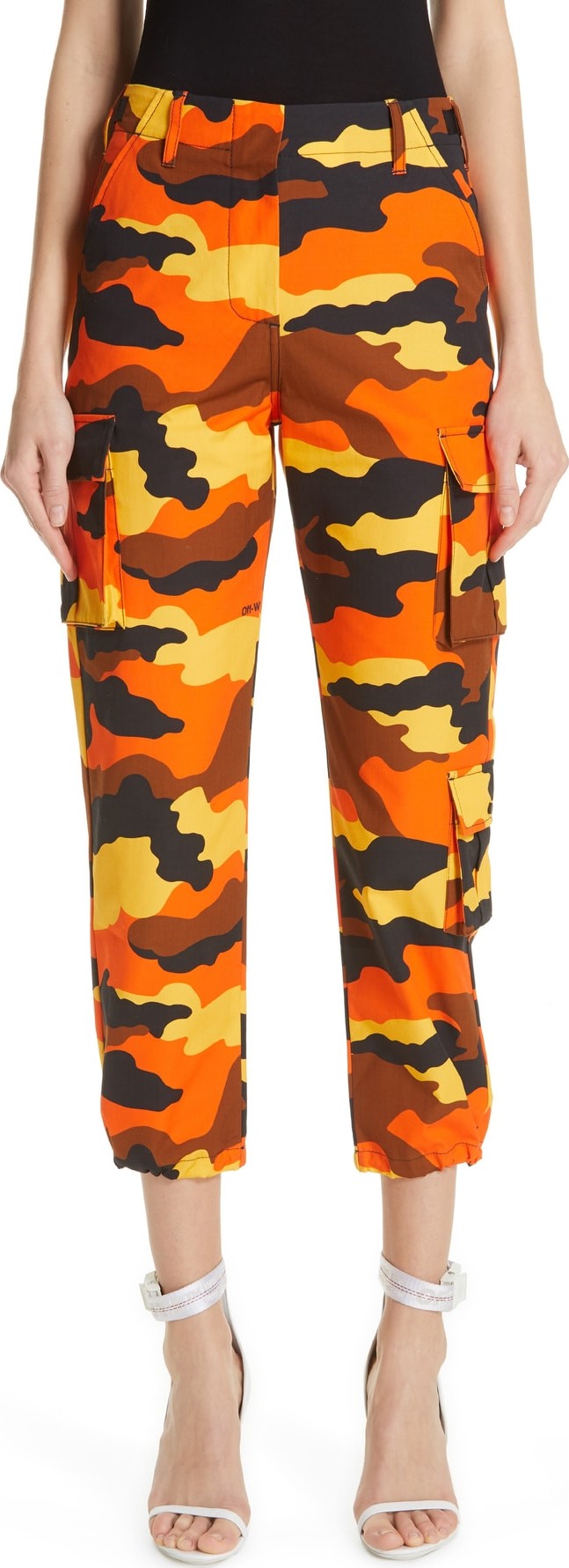 Off White Camo Cargo Pants
