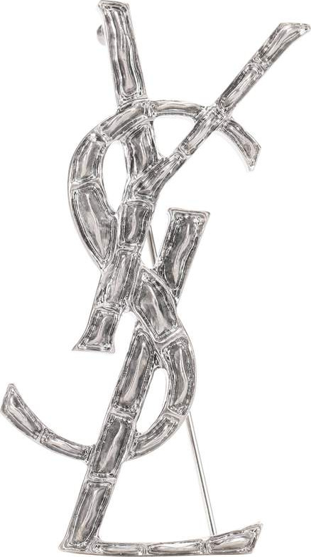 Saint Laurent Opyum YSL engraved brooch