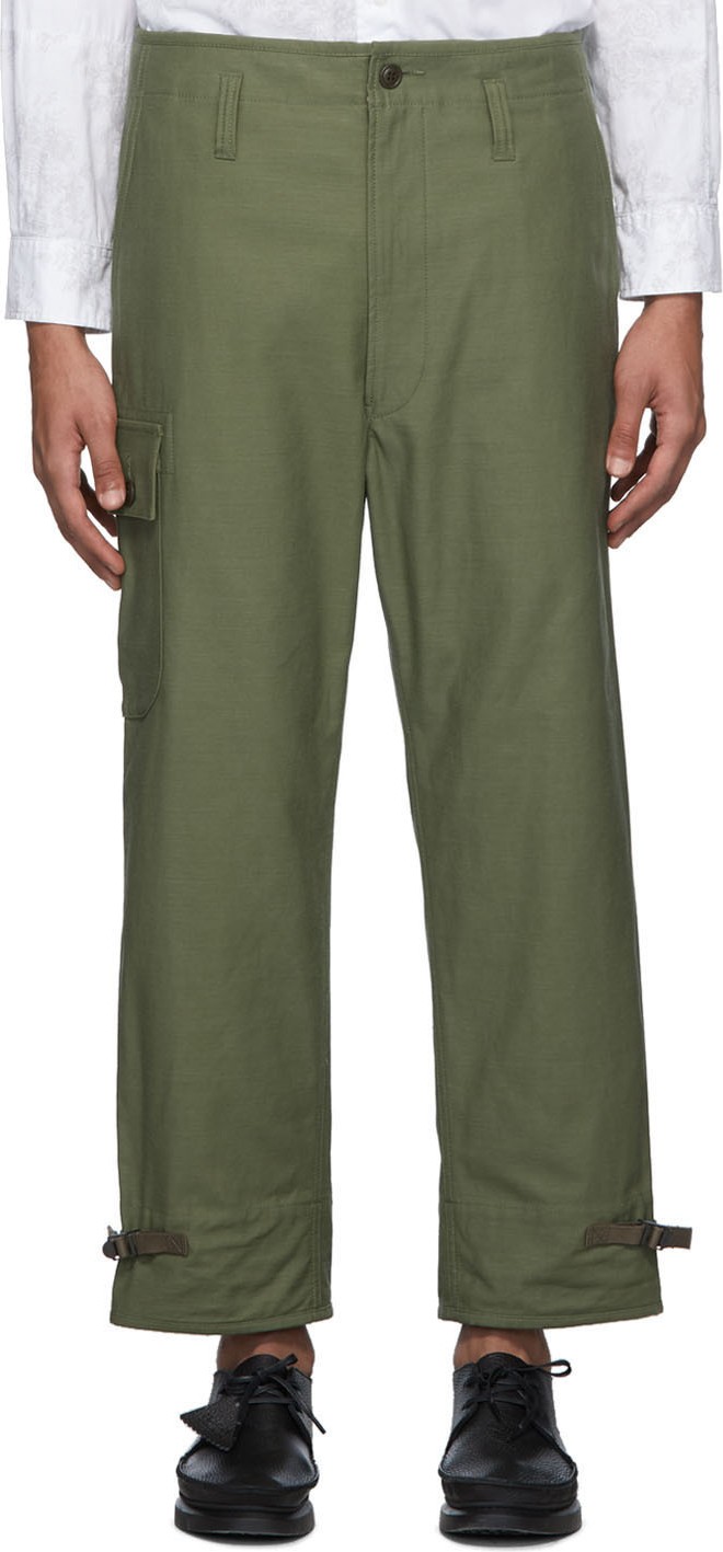 Junya Watanabe Green Military Cargo Pants