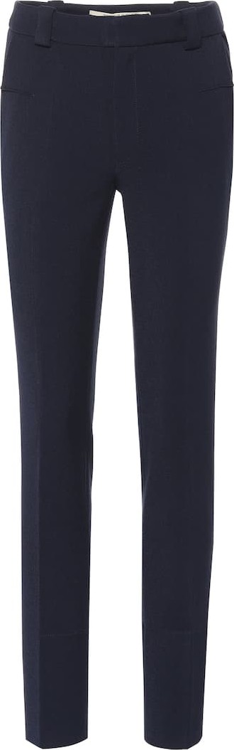 Roland Mouret Lacerta crêpe mid-rise pants