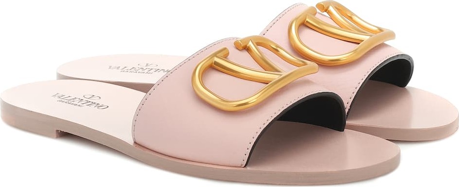 Valentino Valentino Garavani VLOGO leather sandals