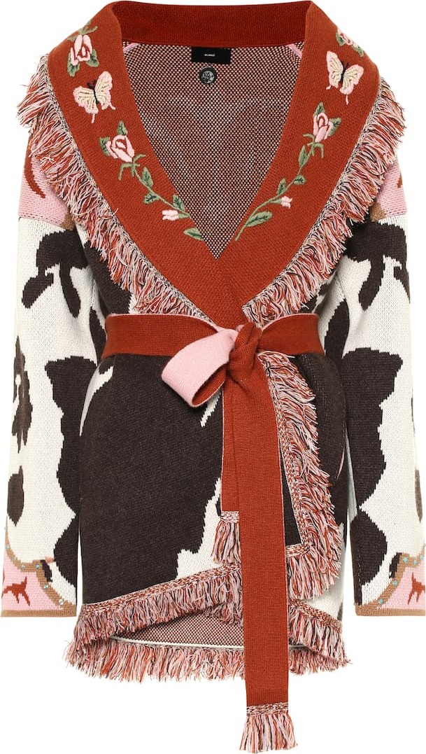 Alanui Embroidered cashmere cardigan
