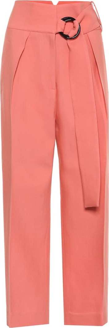 Petar Petrov Hayes high-rise wool and silk pants