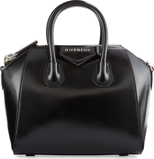 Givenchy Antigona Mini Box Calfskin Satchel Bag