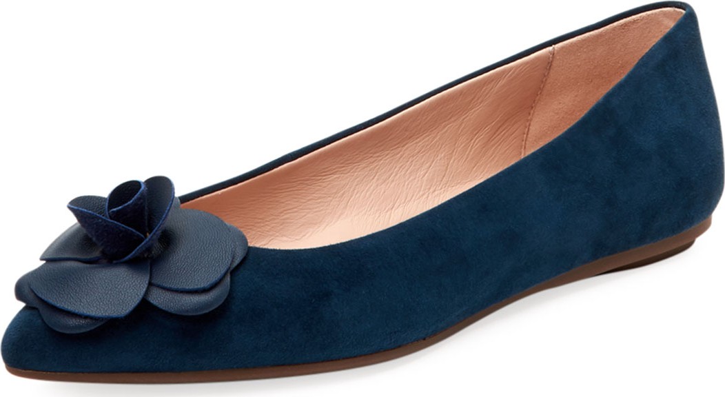 Taryn Rose Frida Rose Suede Ballet Flats