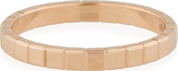 Chopard 18k Rose Gold Ice Cube Ring, Size 53