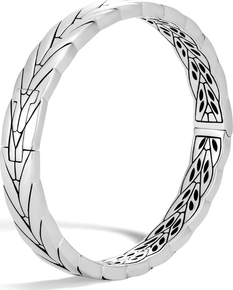 John Hardy Modern Chain Sterling Silver Small Hinge Bangle Bracelet