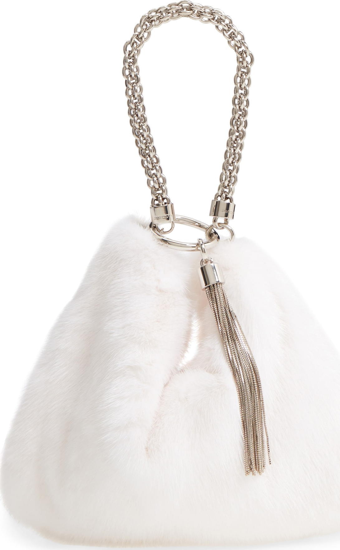 Jimmy Choo Callie Genuine Mink Fur Clutch