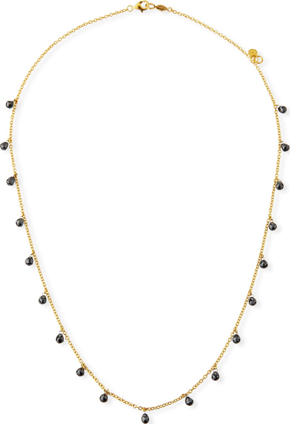 GURHAN Delicate Black Diamond Shaker Necklace