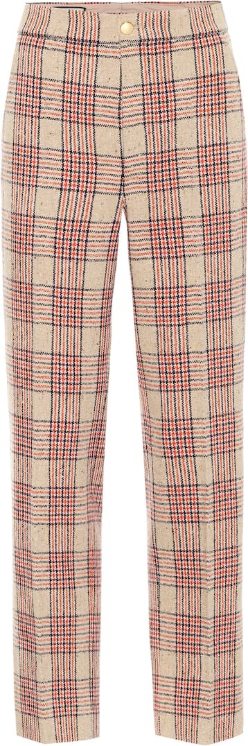 Gucci Checked wool-blend pants
