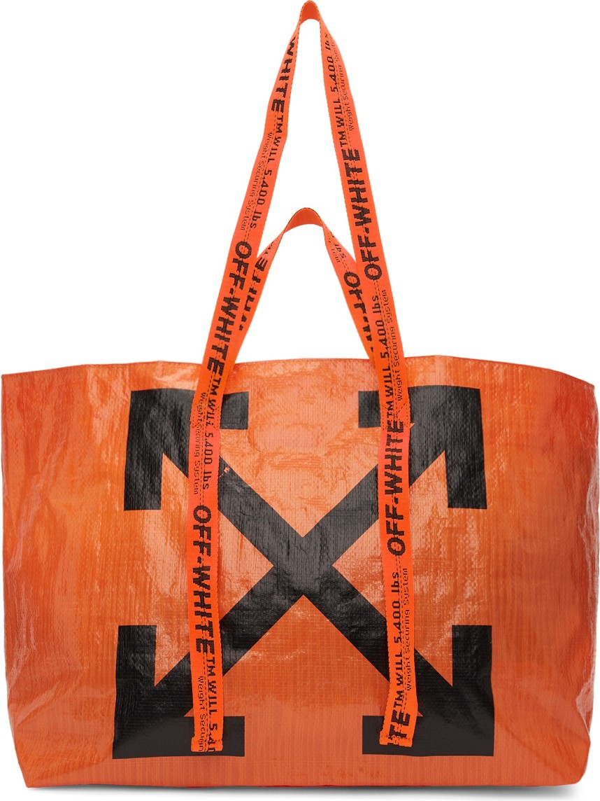 Off White Orange New Commercial Tote